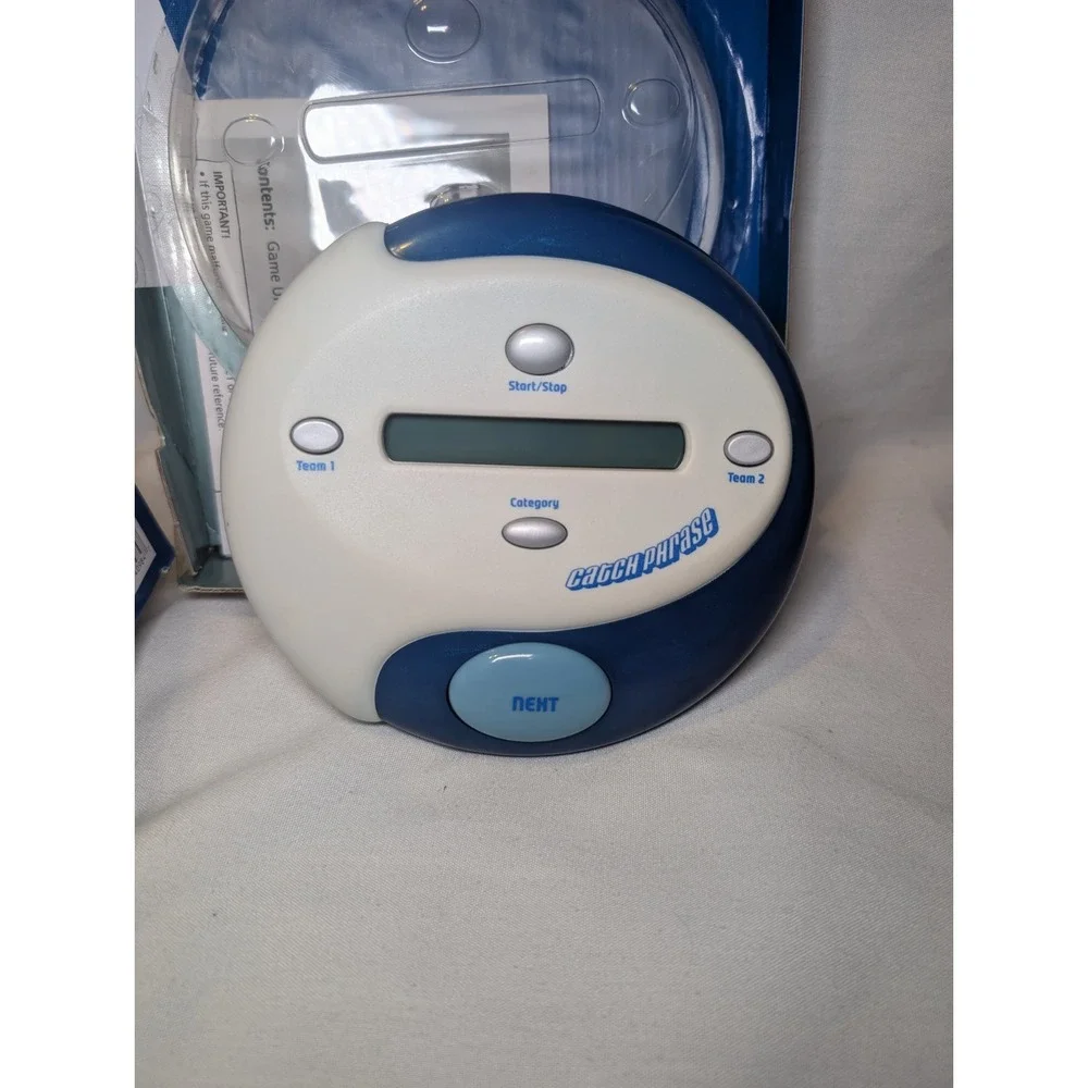 Parker Brothers Catch Pharse Electronic Handheld Party Game Adults 2009 WORKS